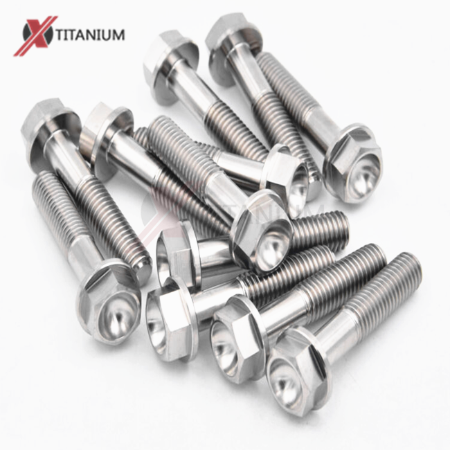 Ti6Al4V Hex Flange Titanium Bolts